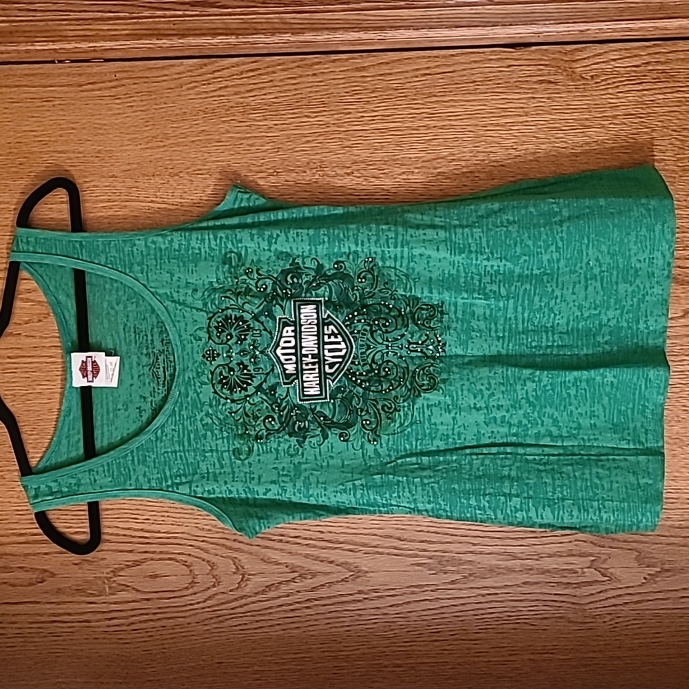 Harley Davidson Woman's Tank-Top Size 2XL Albert Lea Minnesota